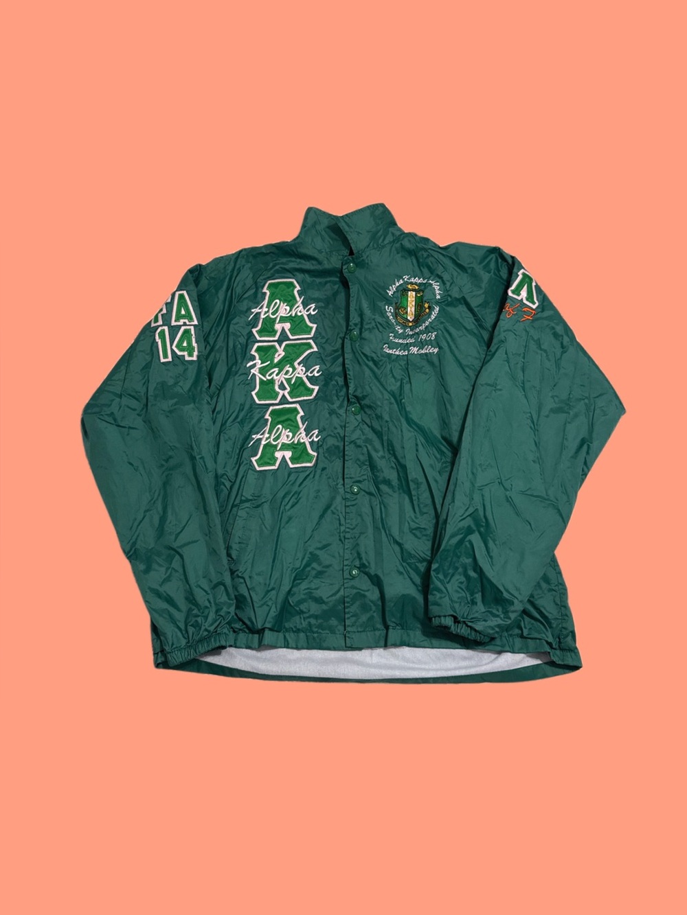 Green Puffer Jacket for Kids